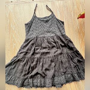Black Spaghetti Strap Girl’s Dress